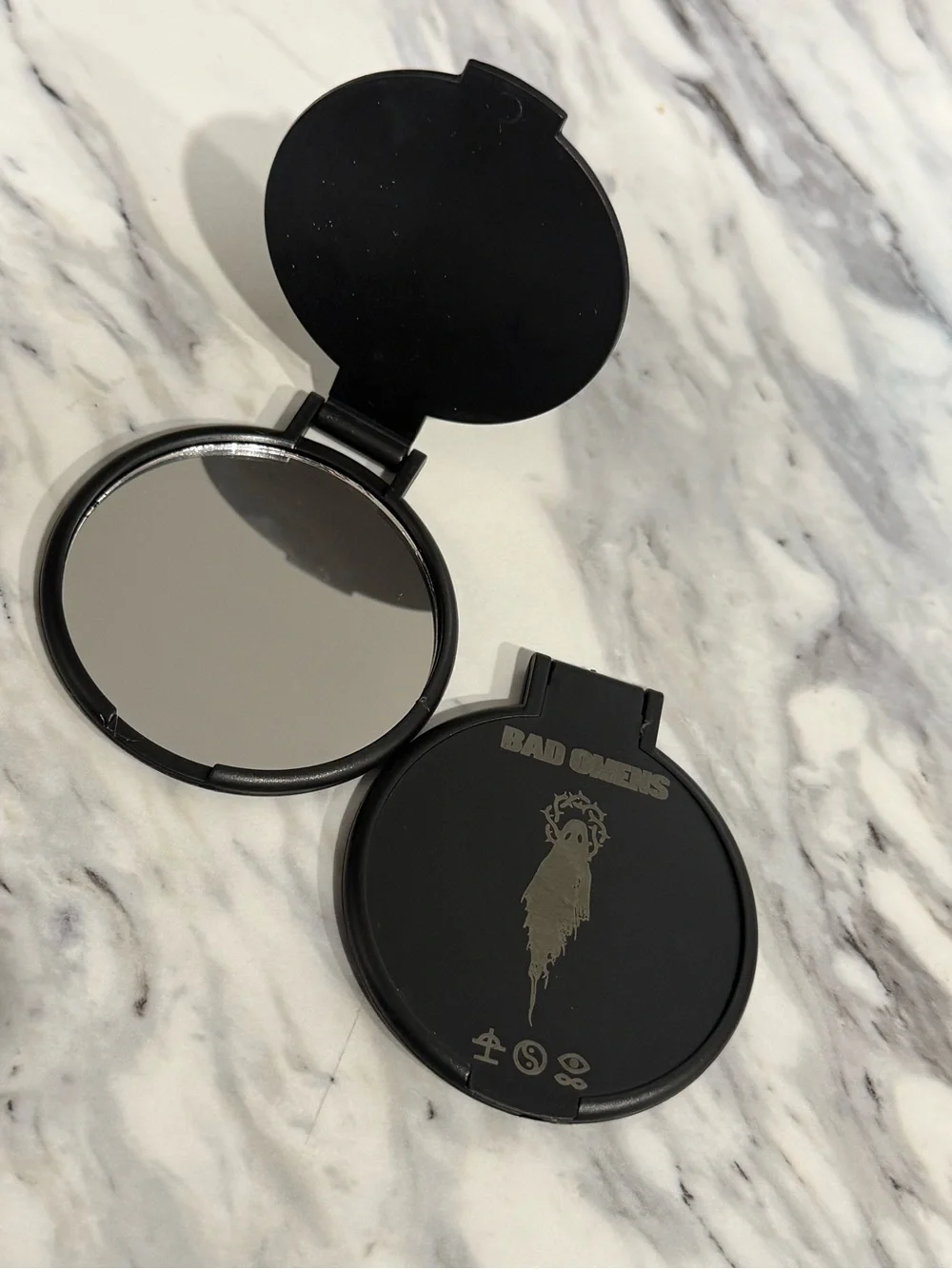 Bad Omens Black Compact Mirror